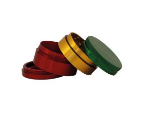 Młynek Grinder RAW HAMMER CRAFT Rasta 55mm 4części - image 2